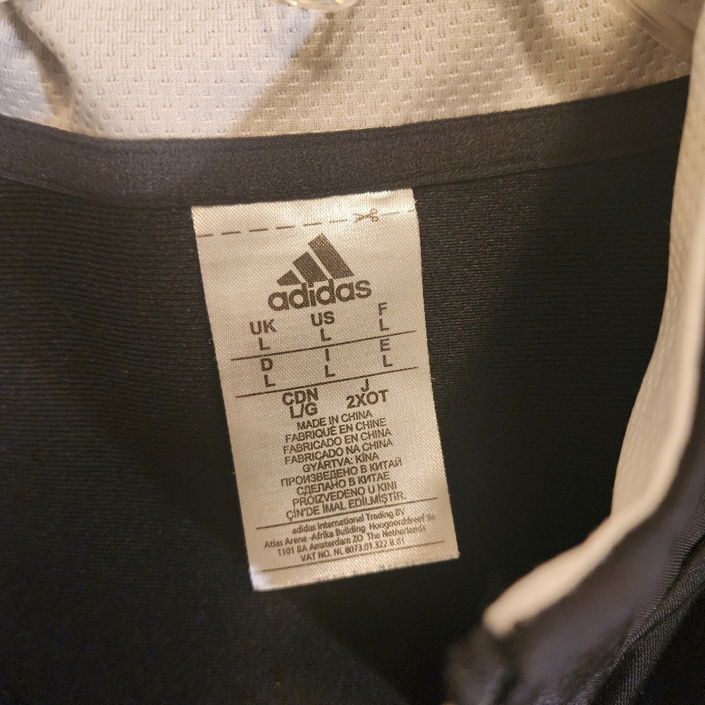 PRELOVED Adidas Women's Black and White Track Jacket & Pants - Picture 7 of 8